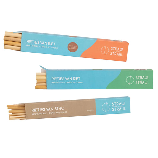 3x Minipacks eco-friendly straws