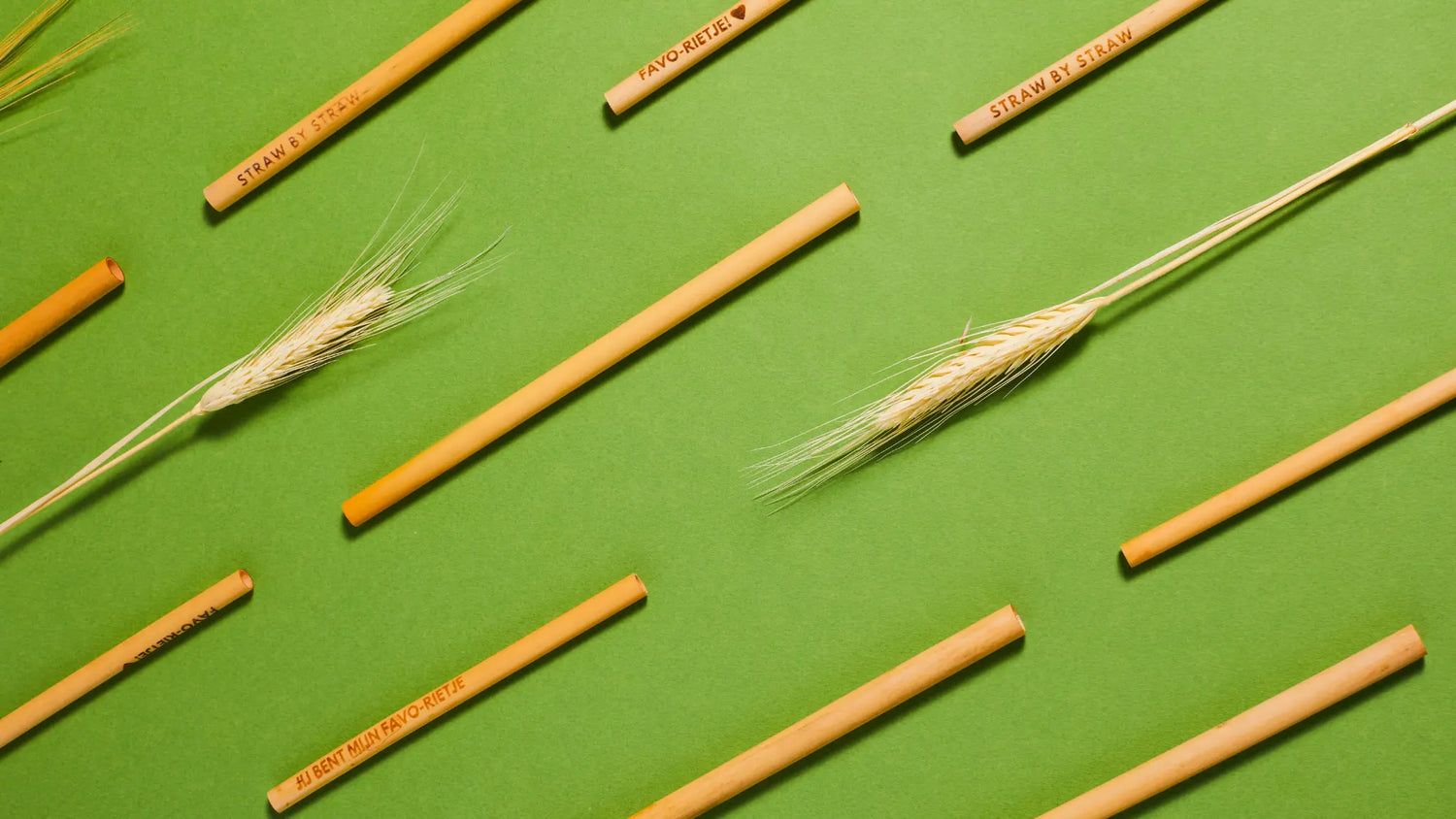 Reed Straws with logo