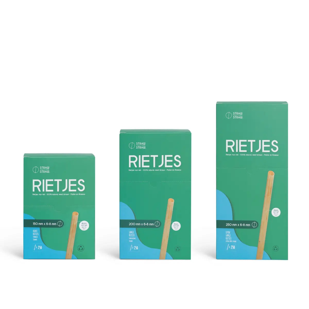 Eco-friendly straws made of reed